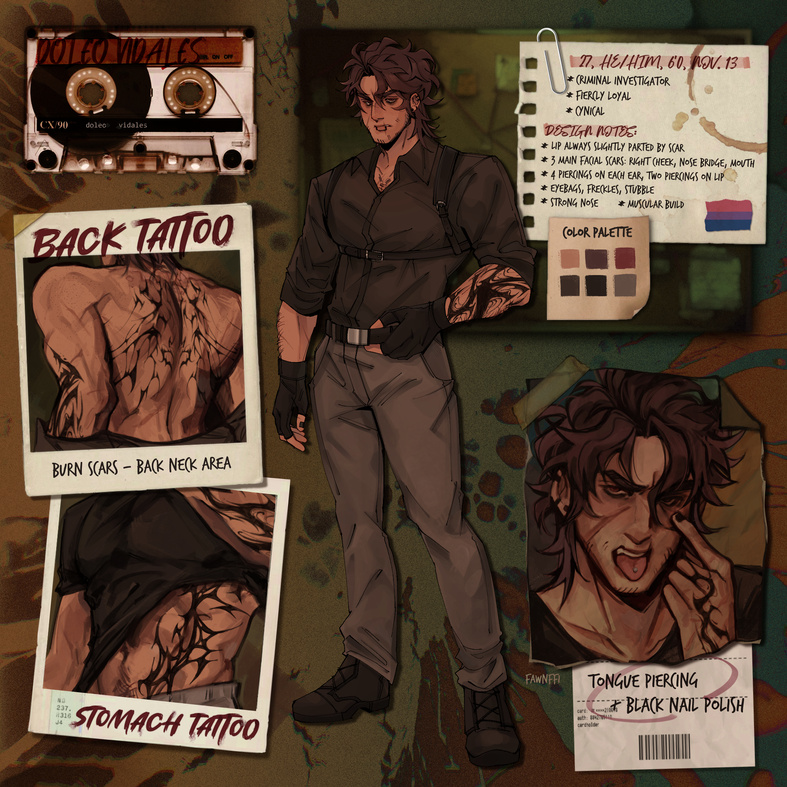 original reference sheet | 2025, digital